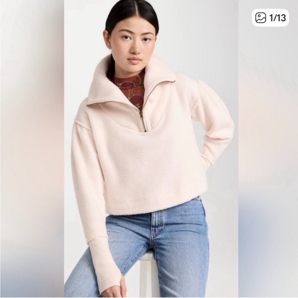 Free People Poppy Pullover Champagne Dreams small